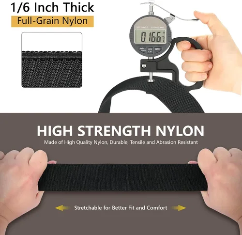 Vista 7 de Cinturón táctico para hombre ajustable militar