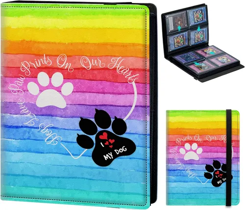 Vista 27 de Rading - Carpeta de tarjetas para Pokémon, béisbol, fútbol, hockey, fútbol, deporte, TCG, MTG, Yugioh, tarjetero con 4 bolsillos, funda de 160