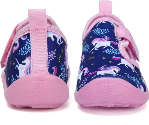 Vista 3 de FANTURE Zapatos de agua para niños y niñas, sandalias lindas para playa, natación, piscina, parque acuático, tenis acuáticos para niños pequeños