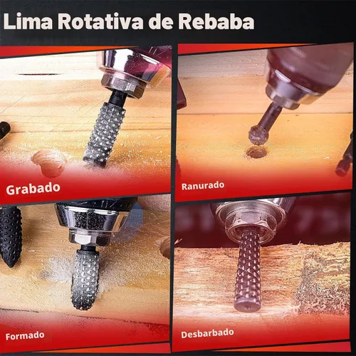 Vista 5 de Juego de discos de molienda de madera para amoladora angular, 10