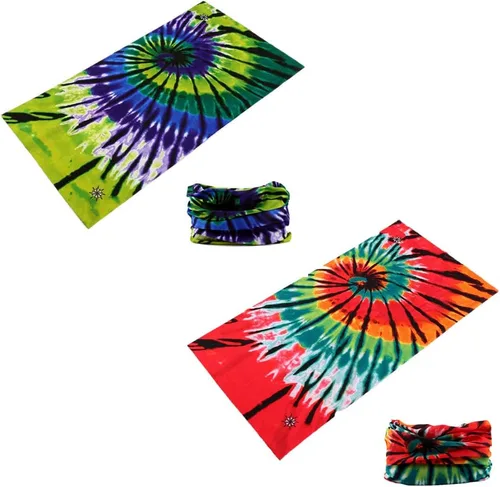 Vista 2 de Zupro Diademas para hombre y mujer, protección solar, máscara facial, bandana deportiva, bufanda mágica, polaina para el cuello, para correr