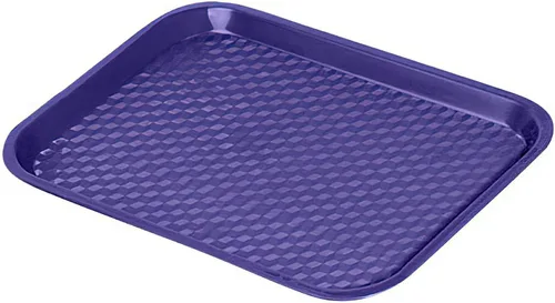 Vista 7 de G.E.T. FT-14-BK Bandeja para cafetería/comida rápida, sin BPA, 14 x 10.75 pulgadas, color negro (juego de 12)