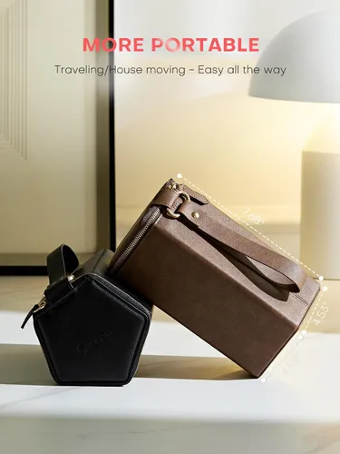 Vista 52 de Sunglasses Travel Case Organizer Hangable for Men Women, Eyeglasses Foldable Storage Organizer
