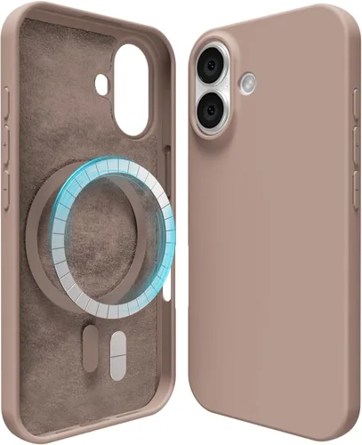 Vista 32 de oakxco Funda de silicona para iPhone 12 Pro Max, magnética, compatible con carga inalámbrica Magsafe, cubierta protectora de goma suave y delgada