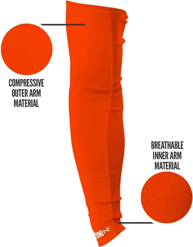 Vista 16 de Nxtrnd Air-TEK - Mangas de compresión para hombre, par de fútbol transpirable