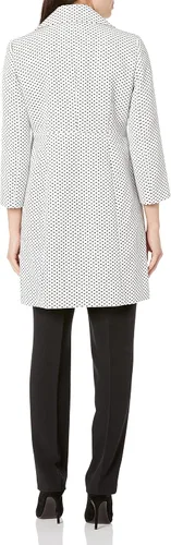 Vista 2 de Le Suit Traje de pantalón JKTpara mujer talla grande color blanconegro Blanco