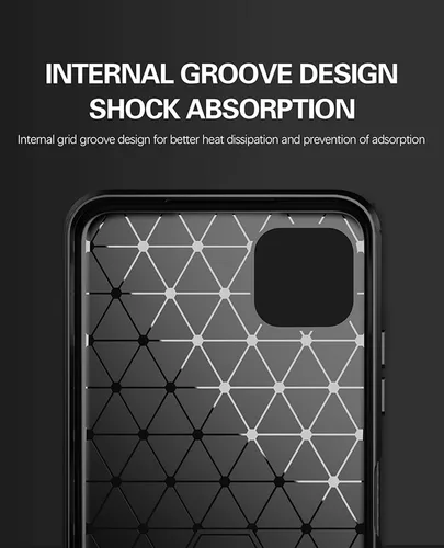 Vista 8 de M MAIKEZI Funda para Galaxy A22 5G, TPU suave y delgada, a la moda, funda protectora para teléfono con protector de pantalla HD (TPU cepillado negro)