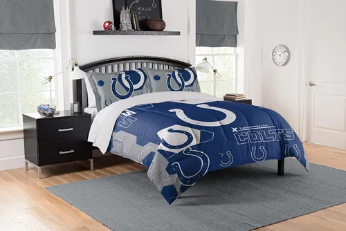 Vista 76 de Northwest NFL Unisex-Adult Comforter and Sham Set Safety