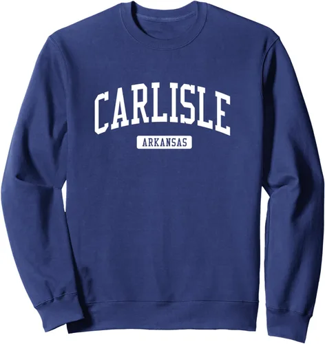 Vista 5 de Carlisle Arkansas AR - Sudadera deportiva vintage, Negro