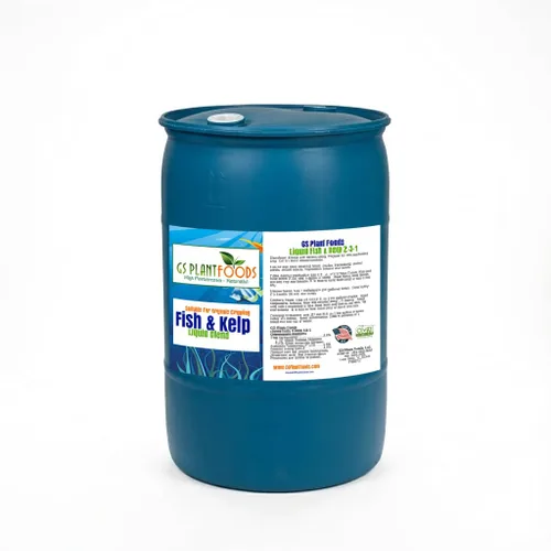 Vista 11 de GS Plant Foods Fertilizante Líquido de Pescado y Algas Kelp (1 Galón) – Alimento Vegetal Natural Listado por el Instituto de Revisión