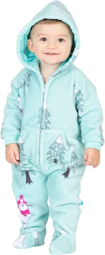 Vista 48 de Footed Pajamas - Pijama de una pieza de chenilla para niños pequeños Enterizo de pijama de una pieza para niños y niñas Unisex