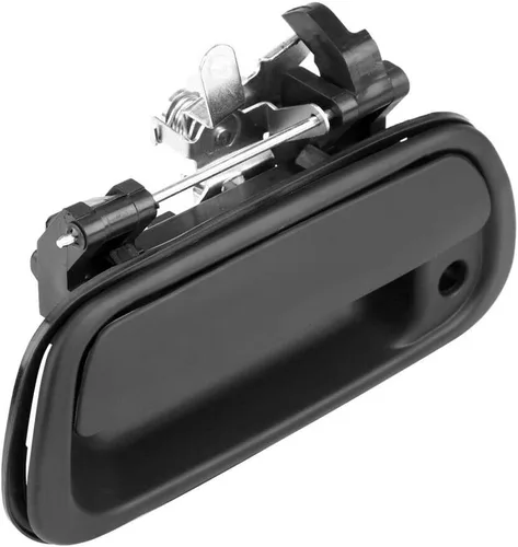Vista 2 de Manija de puerta trasera exterior para maletero trasero 69090-0C030, repuesto negro liso para camioneta Tundra 2000 2006