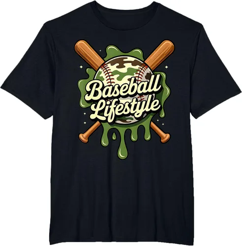 Vista 81 de Baseball Life Style 101 Apparel Youth Drip Baseball Boys Kid Camiseta