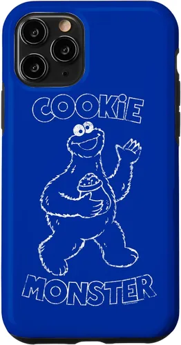 Vista 27 de Funda simple para iPhone 16 Sesame Street Cookie Monster