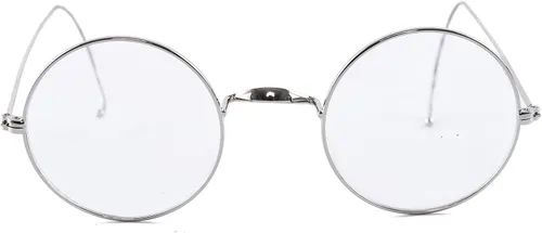 Vista 4 de Agstum Marco de lentes de aro óptico redondo retro (sin almohadillas para la nariz)