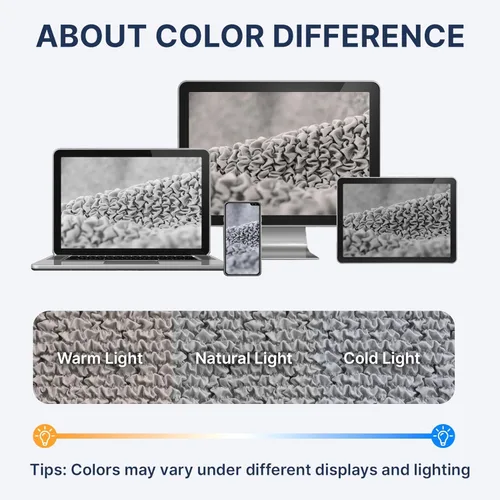 Vista 7 de PAULATO BY GA.I.CO. Funda de Sofá Seccional - Funda para Sofá en Forma de L con Chaise - Fundas Lavables para Sofá Esquinero - Funda Elástica