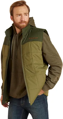 Vista 26 de ARIAT Chaleco aislado Crius para hombre Banyan corteza