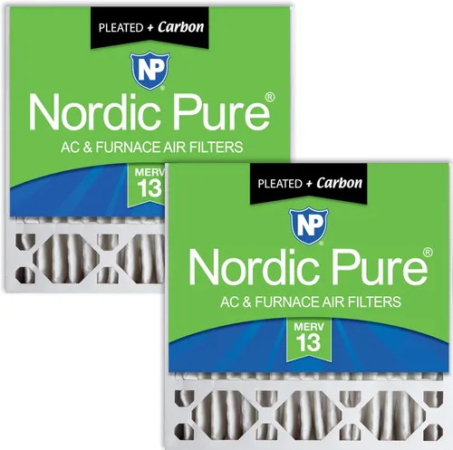 Vista 13 de Nordic Pure 20 x 20 x 5 (19_5/8 x 19_7/8 x 4_3/8) Honeywell/Lennox MERV 8 filtro de aire de repuesto, 1 paquete
