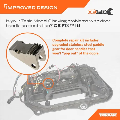 Vista 2 de Dorman 601-650 Kit de reparación de manija de puerta compatible con modelos seleccionados de Tesla (OE FIX)