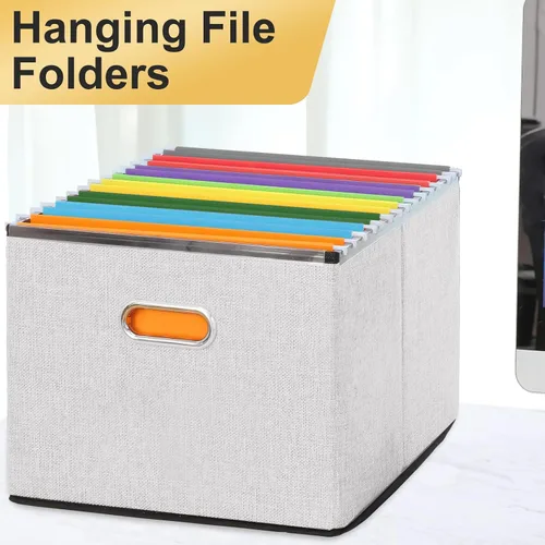 Vista 6 de Carpetas Colgantes para Archivos, Paquete de 30 Carpetas Colgantes Tamaño Carta con Pestañas, Mantente Organizado para tu Hogar y Oficina