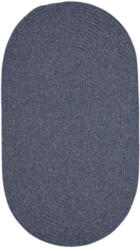 Vista 15 de Candor Blue - Alfombra trenzada de canasta de 0 pies y 16 pulgadas