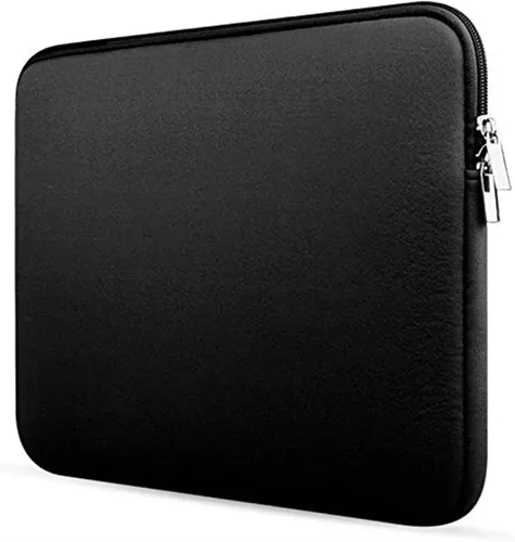 Vista 2 de Bolsa portátil negra para portátil Bolsa de manga de 14 pulgadas