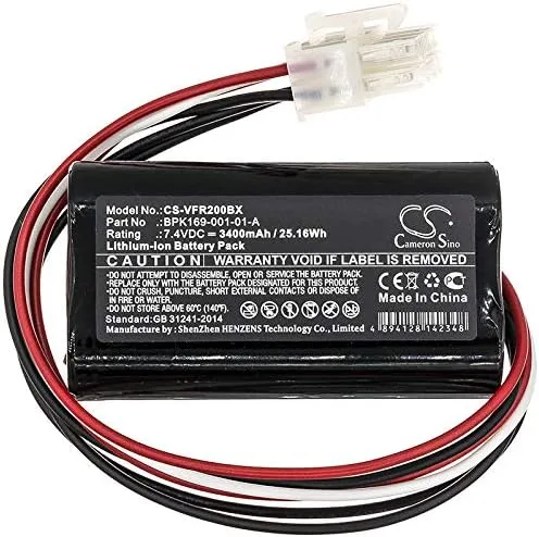 Vista 3 de Cameron Sino 3400mAh / 25.16Wh Replacement Battery for Verifone PCA169-001-01, PCA169-404-01-A, Ruby 2, Ruby CI, BPK169-001-01-A, BPK182-001