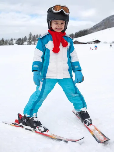 Vista 6 de Guantes de esquí de invierno guantes impermeables con forro de algodón cálido para niños