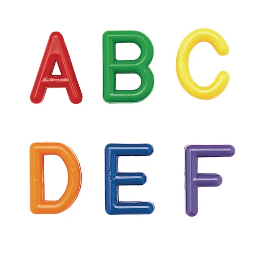 Vista 3 de Colorations LETBD - Cuentas de letras grandes, plástico, 300 piezas, lenguaje, artes y manualidades, para niños, cuerdas, profesores, habilidades
