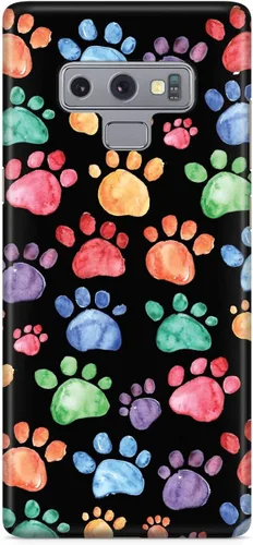 Vista 20 de Inspired Cases - Funda con textura 3D para iPhone Xs Max - Funda protectora de goma para Apple iPhone Xs Max - Estampado de huellas de acuarela