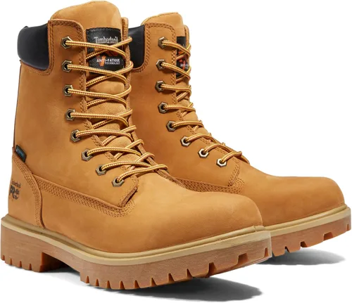 Vista 2 de Botas para hombre Timberland PRO 26011, ajuste directo, caña de 8 pulgadas, punta blanda Trigo-2024 Nuevo