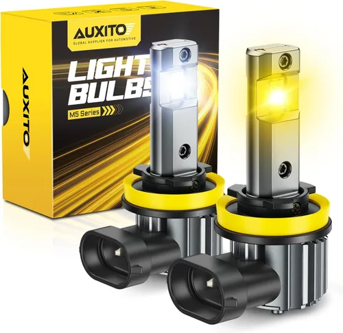 Vista 15 de AUXITO Bombillas LED H4 HeadIight 9003 HB2 de haz alto/bajo, 6500 K blanco frío, luces brillantes, Plug and Play, brillo elegante y futurista
