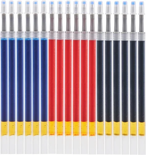 Vista 9 de DunBong Recambios de tinta de gel azul, repuestos de bolígrafos de gel líquido, línea fina de 0.020 in, juego de 10 (azul)