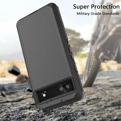 Vista 5 de Funda diseñada para Google Pixel 7, Pixel 7 (2022), funda de grado militar, resistente, a prueba de golpes, funda protectora de cuerpo completo