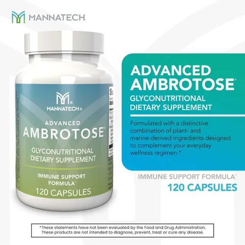Vista 3 de Mannatech - Advanced Ambrotose® - 120 Cápsulas