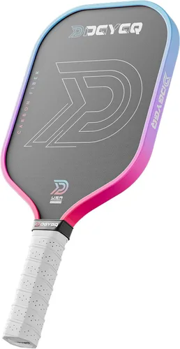 Vista 15 de DGYGQ Pickleball Paddles with Polypropylene Honeycomb Core, T700SC Power Carbon Fiber Pickleball Paddle, Increased Power for Ultimate Spin &