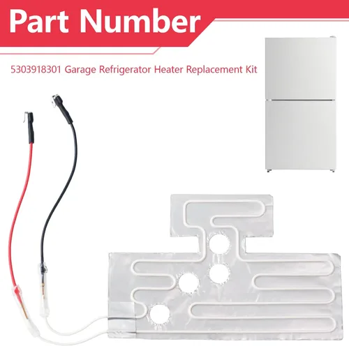 Vista 3 de 5303918301 Kit de calentador de garaje para refrigerador Frigidaire Kenmore, reemplaza PS900213 AP3722172 AH900213 Juego de calentador de garaje