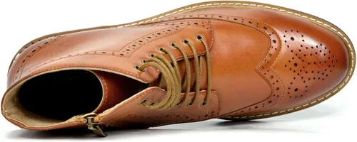 Vista 4 de Bruno Marc - Botas de vestir de motocicleta al tobillo para hombre