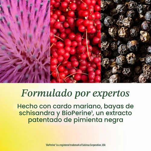 Vista 4 de MegaFood Curcumina de cúrcuma + cardo mariano para apoyo hepático, 60
