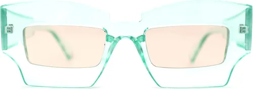 Vista 9 de SA106 Gafas de sol rectangulares con diseño geométrico de hoja de afeitar para mujer
