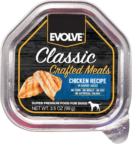 Vista 12 de Evolve Classic Crafted Meals - Comida húmeda para perros con estofado de ternera, 3.5 onzas, paquete de 15