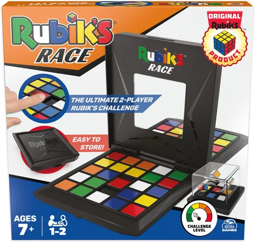 Vista 11 de Rubik's Cube, Rubik's Race, Ace Edition, juego clásico de mesa de secuencia de estrategia de rompecabezas de ritmo rápido, juego de resolución
