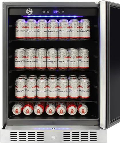 Vista 5 de BRAMA Refrigerador exterior integrado o independiente con descongelación automática, pantalla LED y panel de control