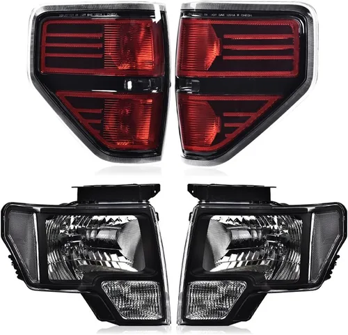 Vista 10 de PIT66 Conjunto de faros y luces traseras para Ford F150 2009-2014