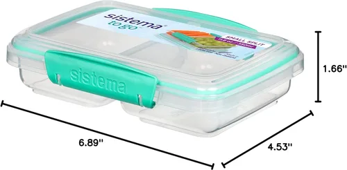 Vista 11 de Sistema Contenedor de almacenamiento dividido pequeño de 11.8 onzas (los colores pueden variar)
