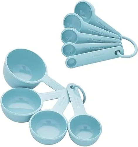 Vista 12 de KitchenAid Juego de tazas medidoras y cucharas, remolacha, 9 piezas