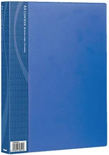 Vista 8 de Nakabayashi CB1033B-N Clear Book, Basic Color, A4, S-Shaped, 40P, Blue