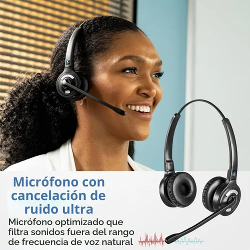 Vista 2 de Leitner LH275 Premium Lite 2-en-1 Auriculares inalámbricos DECT