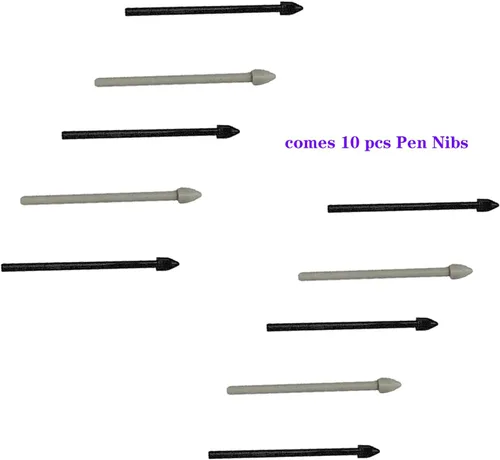Vista 4 de Paquete de 10 puntas de lápiz capacitivo de repuesto para Samsung Galaxy Tab s8, Tab s8 Plus, S8 Ultra, Tab s7 FE (negro/gris)