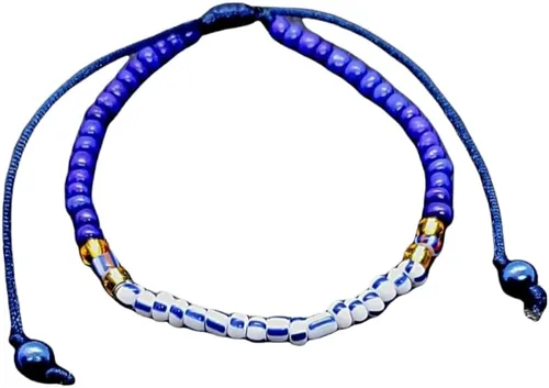 Vista 11 de Pulsera ajustable Santeria Orishas Babalawo Iyawo hecha a mano